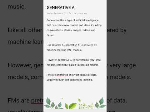 Introduction to generative AI in 5 min | What is generative AI explained #shortsfeed #shorts #viral