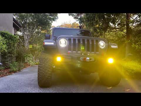 Jeep Wrangler JL Diode Dynamics SS3 Pro Fog Light Install