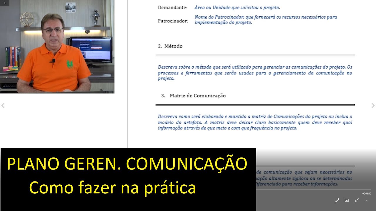 Como fazer o PLANO DE GERENCIAMENTO DAS COMUNICAÇÕES DO PROJETO na prática