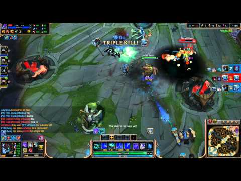 MAO KAI URF Penta kill FULL AP TROLL! WITH LUDEN"S ECHO