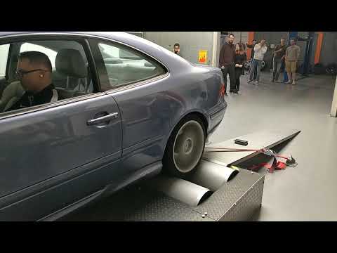 Clk 430 on Dyno 2nd and 3th gear pull