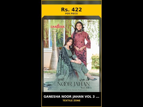 Ganesha Noor Jahan Vol 3 - Stitched – product video thumbnail