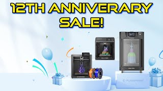 Flashforge 12th Anniversary Sale is LIVE!