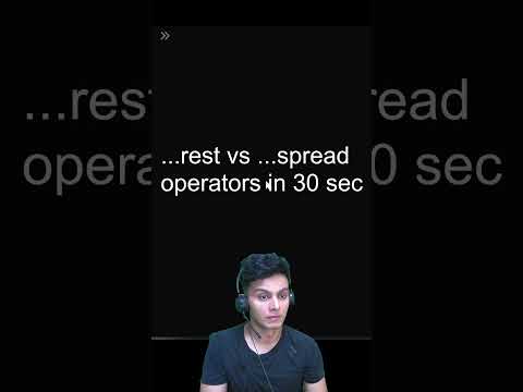 Rest Vs Spread Operator Javascript Interview Question Javascript Simplified Shorts