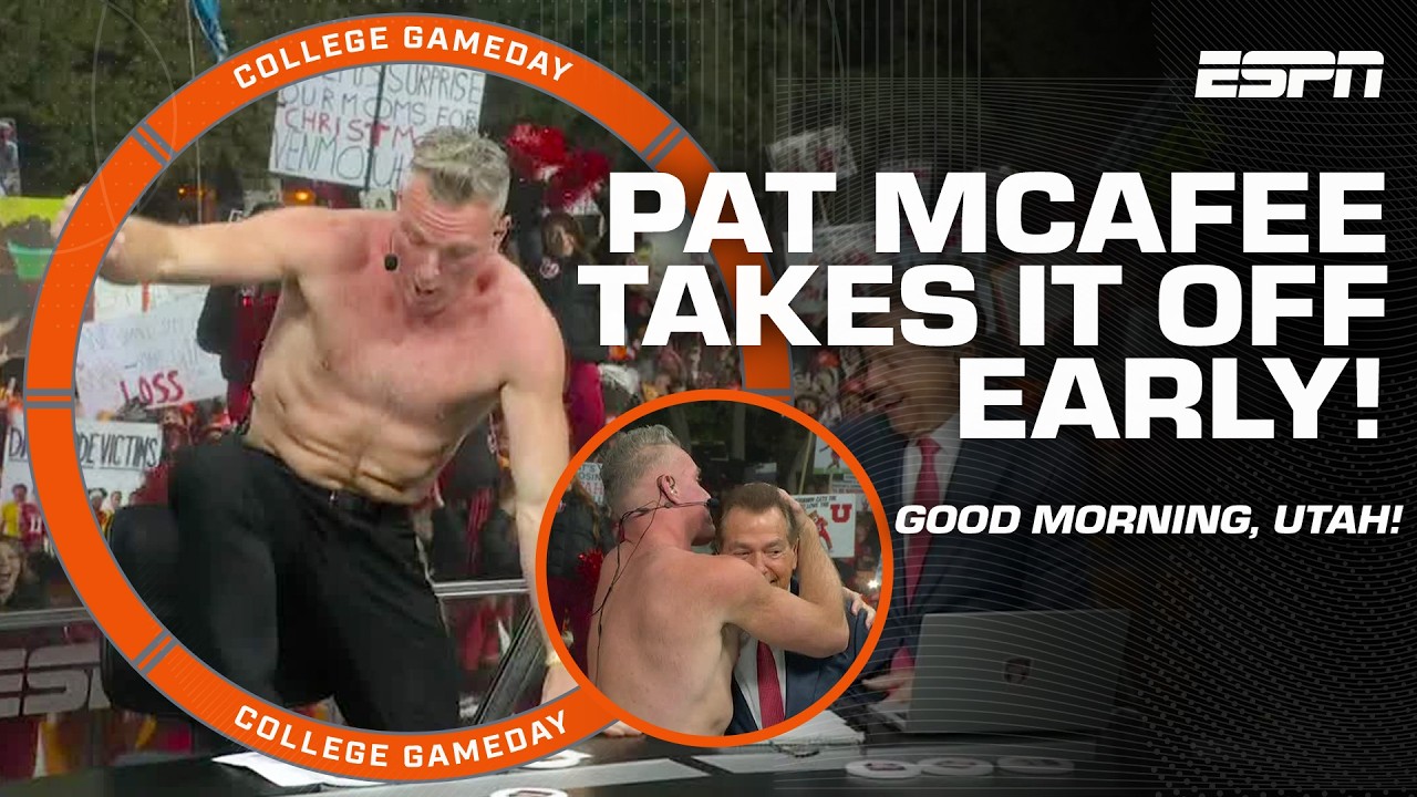 Pat McAfee opens GameDay at Utah the way ONLY Pat McAfee can! 🗣️ | College GameDay