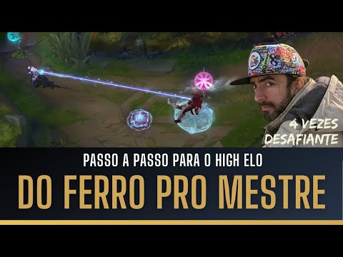 COACH DE LOL MOSTRA O QUE FAZER PARA SUBIR EM TODOS OS ELOS, DO FERRO AO MESTRE
