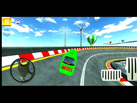 Crazy bus stunt driving gameplay- bus  driving simulator gameplay