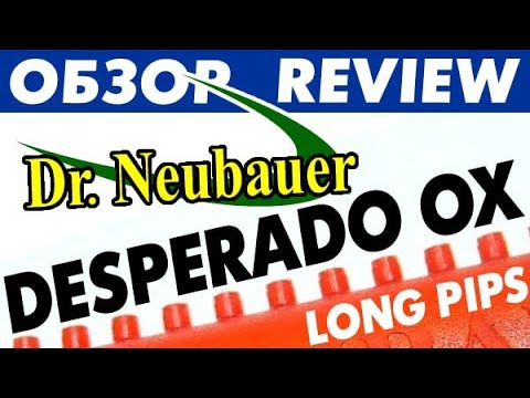 review Dr Neubauer DESPERADO OX long pips: what style and play level it suits, main properties test