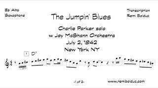 Charlie Parker on The Jumpin' Blues
