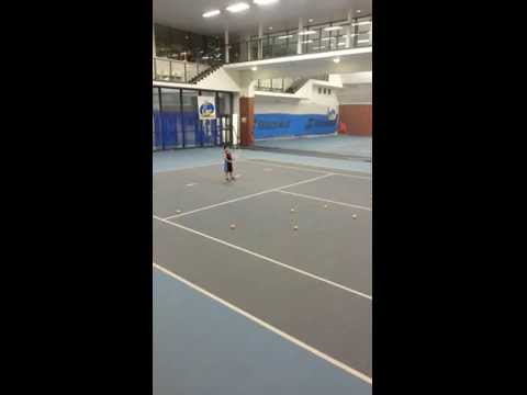 Lucas zheng entrainement de tennis 5 ans