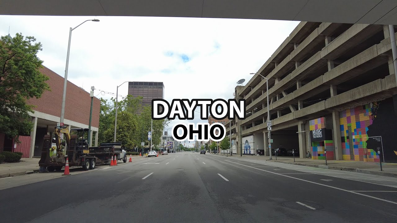 Immersive street-level walking tour through Dayton, OH, United States, showcasing authentic urban landscapes, local architecture, and the vibrant atmosphere of the city's neighborhoods