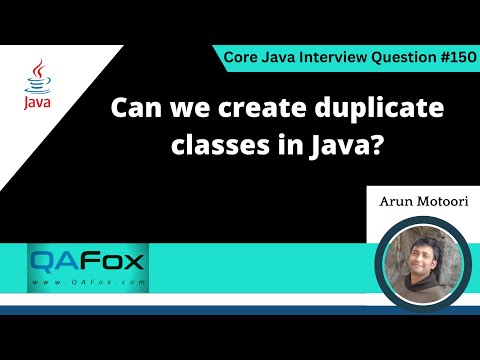 Can We Create Duplicate Classes In Java Core Java Interview Question 150