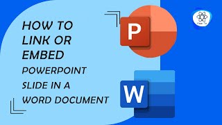 How to Embed or Insert a PowerPoint Slide into  Word Document in 70 Seconds