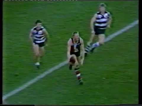 1986 Rd 11 St Kilda v Geelong VFL Park 4th  Quarter