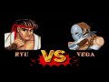 Ryu Vs Vega Hardest Street Fighter II The World Warrior 1991