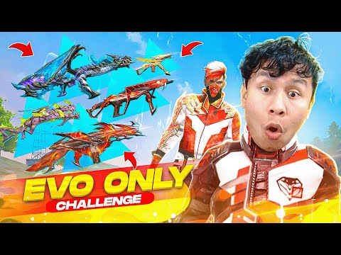 Only Evo Guns Challenge in Solo Vs Squad Pro Lobby Match 😲 Tonde Gamer - Free Fire Max