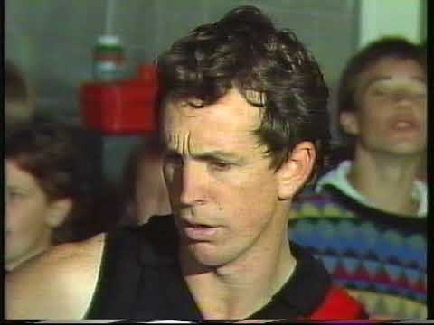 1987 Terry Daniher Post-Match Interview - Panasonic Cup vs West Coast