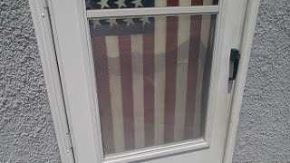 How to Replace Window Screen on a Door