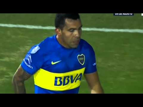 Gol de Tevez (0-1) / Cerro Porteño 1-2 Boca Juniors - 8vos de final Copa Libertadores 2016