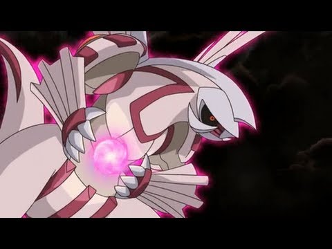 Catching Palkia In A Pokeball At Full Health
