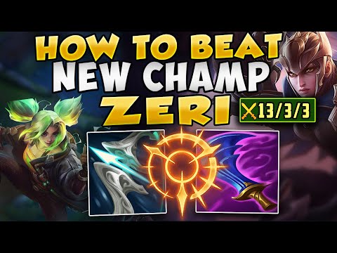 RANK 1 QUINN VS. NEW CHAMP ZERI TOPLANE! (INSANE FINISH) - League of Legends