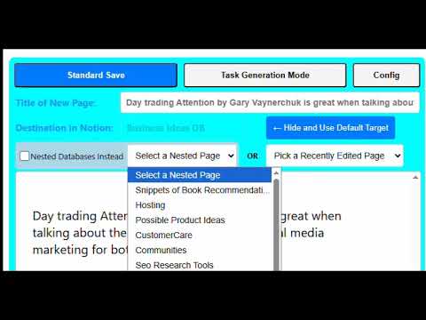Nested Pages Dropdown