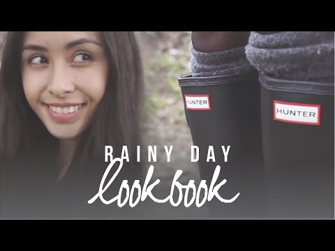 Lookbook: rainy day outfits (how i style hunter boots)