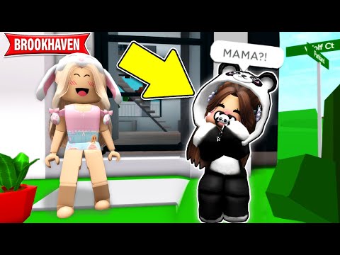 SPYING on PLAYERS as a BABY in Brookhaven!