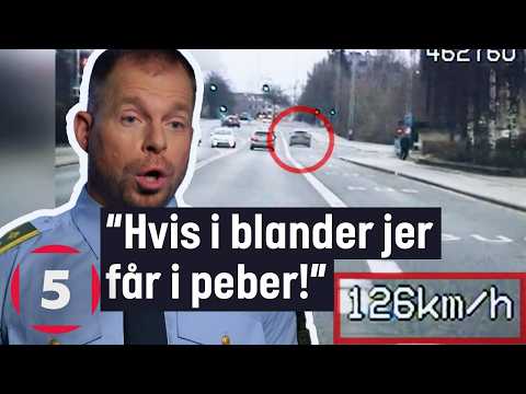 Betjent trækker peberspray efter stop! | Fanget På Politiets Kamera | Kanal 5 Danmark