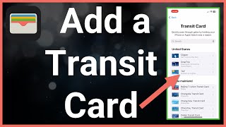 How To Add Transit Card To Apple Wallet