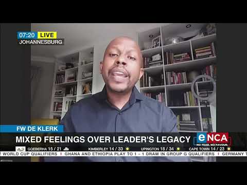 FW De Klerk Nelson Mandela Foundation conveys condolences
