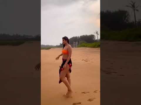 Actress Nikitha Sharma Enjoying the Beach Nikithasharma- shorts- ytshorts Nikita Sharma