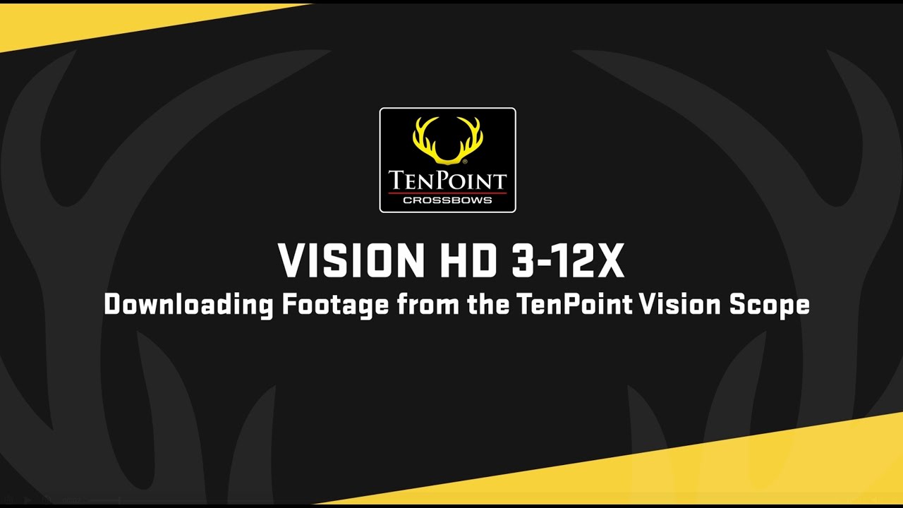 Downloading Footage from the TenPoint Vision HD Digital Rangefinding Scope