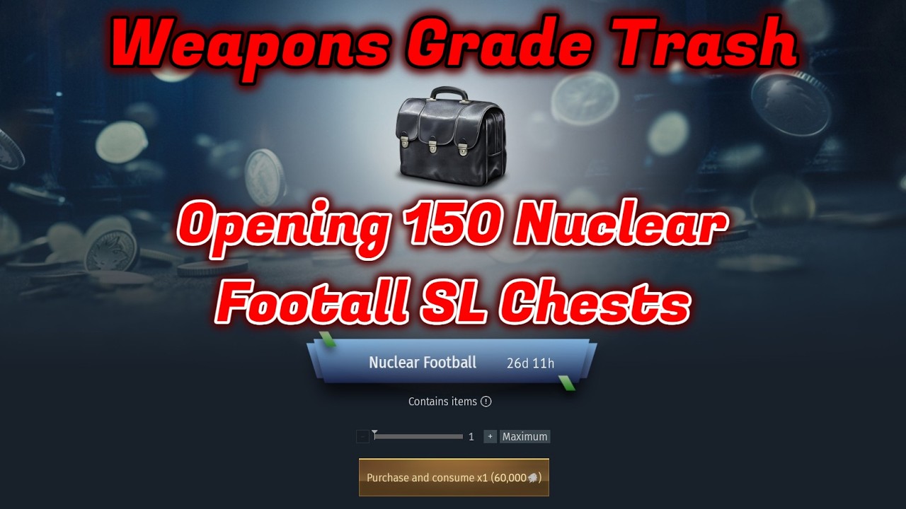 Opening 150 Nuclear Football SL Chests To Show You The Odds [War Thunder]