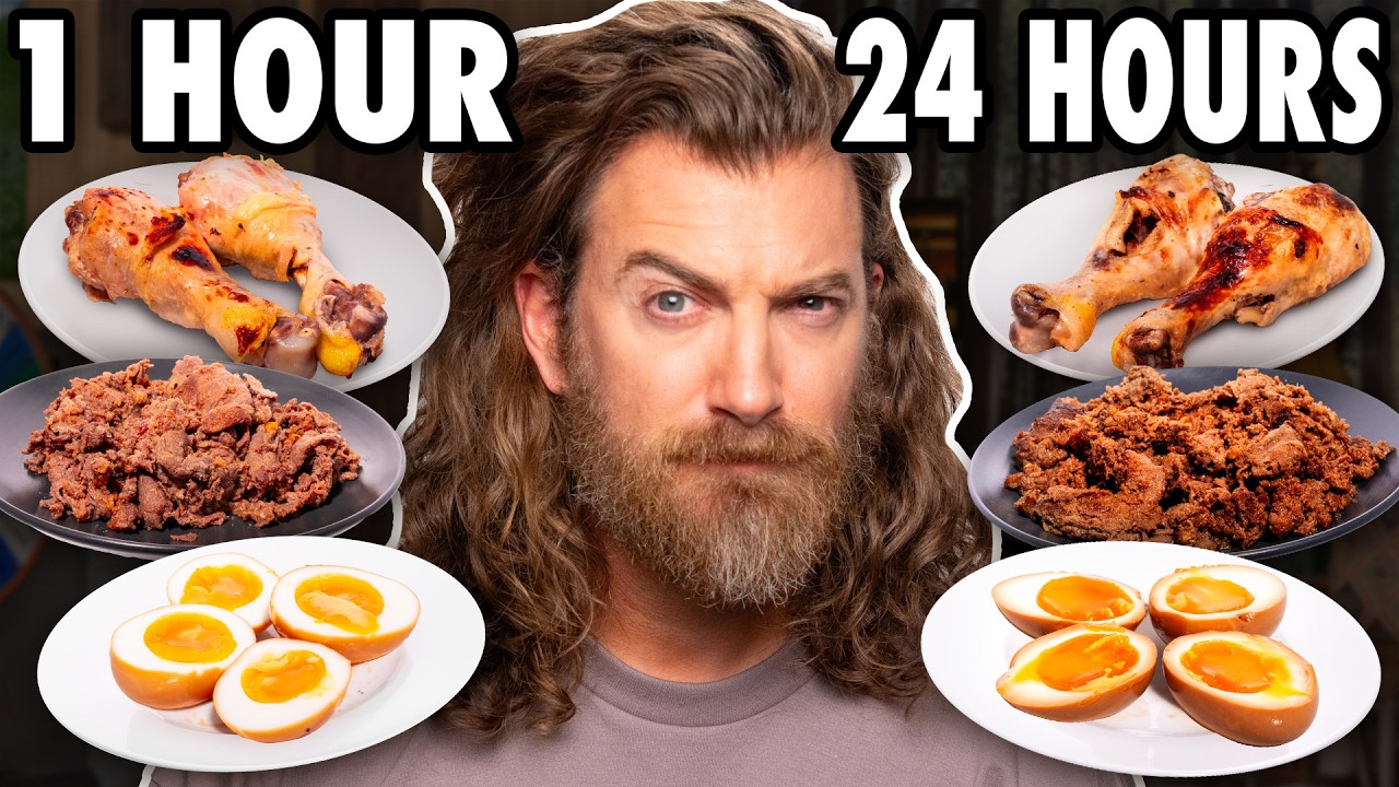 1 Hour vs 24 Hour Marinade (Taste Test)