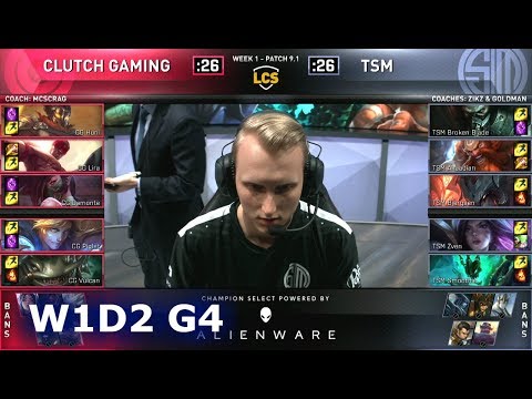 CG vs TSM | Week 1 Day 2 S9 LCS Spring 2019 (ex-NA LCS) | Clutch Gaming vs TSM W1D2