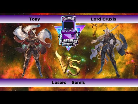 Flynn's Arcade 055 Losers Semis - Tony (Seox) Vs Lord Cruxis (Eustace) Granblue Fantasy Versus
