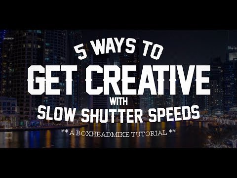 YouTube video about Unleashing Your Creativity with Slow Shutter Speeds