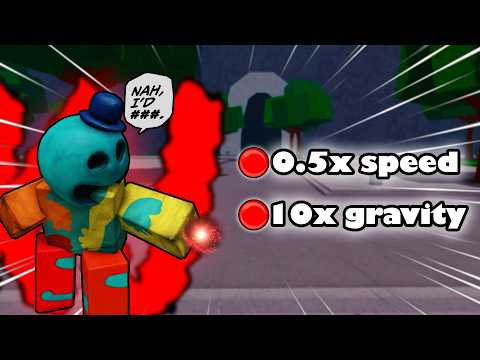 Testing EVERY FINISHER with 0.5x attack SPEED and 10x GRAVITY | The Strongest Battlegrounds