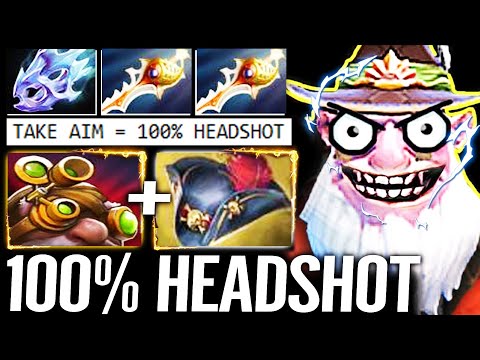 🔥 100% HeadShot + PIRATE HAT + Moonshard + 2x Rapier WTF Dream Sniper MID IS BACK 7.30 Dota 2 Pro