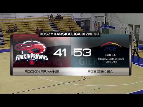 Fookin Prawns vs PGE GIEK SA - VII kolejka - Poznań - Koszykarska Liga Biznesu