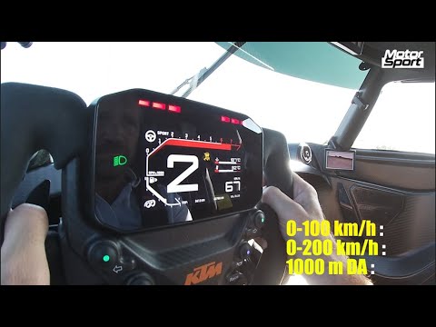 KTM X-Bow GT-XR : 0-250 km/h