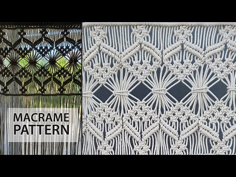 Macrame ABC pattern sample 17