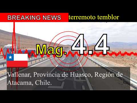 😱🚨Últimas noticias: Sismo de magnitud 4.4 sacude Vallenar, Provincia de Huasco, Región de Atacama, C