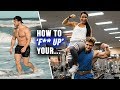 Bear Mode on the Beach?? | Couple's Leg Workout with Steph
