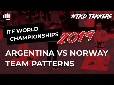 Argentina vs Norway Team Patterns | ITF Taekwon-Do World Championships 2019