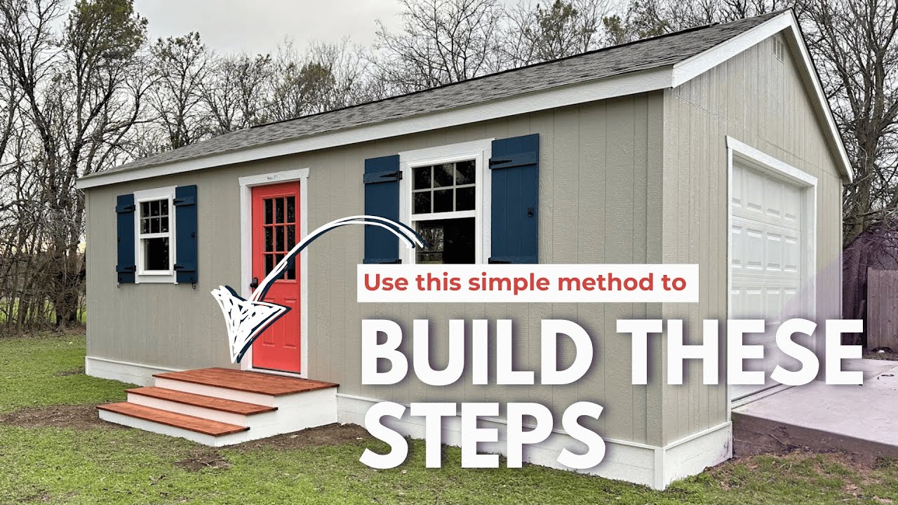 Building The Front Steps To My Workshop