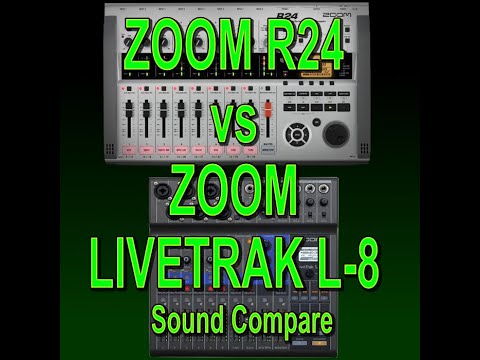 ZOOM LIVETRAK L-8 VS Zoom R-24