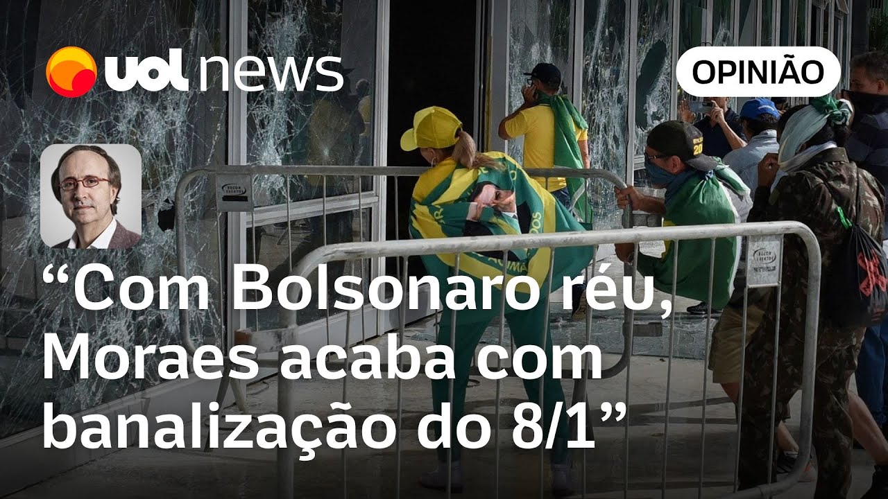 Reinaldo: Moraes acaba com 'passeio no parque' de Bolsonaro ao expor a violência do 8 de Janeiro