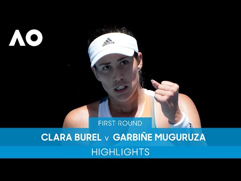 Clara Burel v Garbiñe Muguruza Highlights (1R) | Australian Open 2022